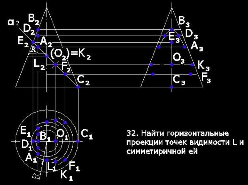 ТЕНИ В ОРТОГОНАЛЬНЫХ ПРОЕКЦИЯХ