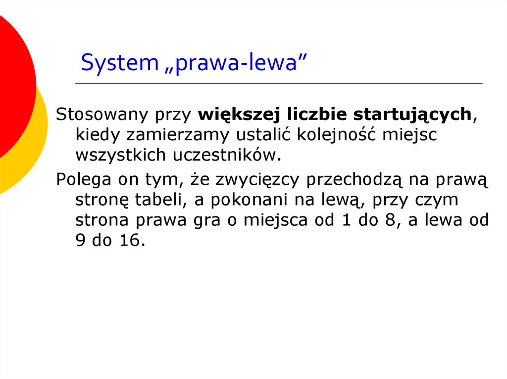 Systemy Rozgrywek Wybór Systemu Rozgrywek презентация онлайн 2797