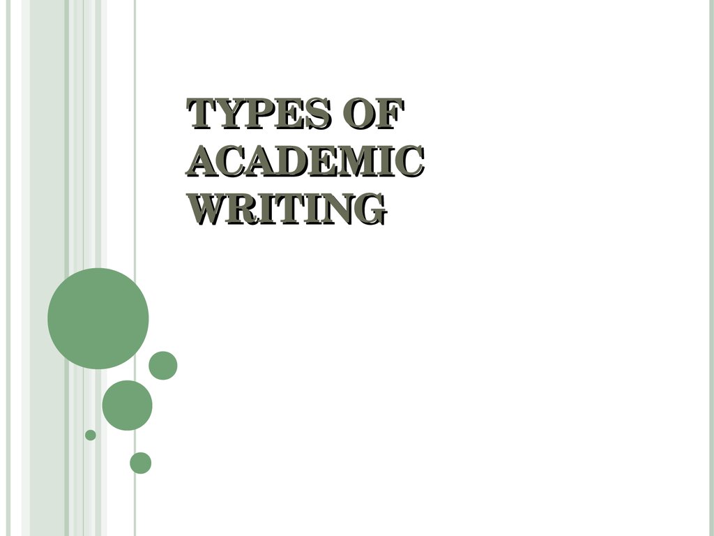 types-of-academic-writing