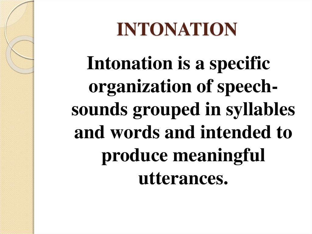 What Is Stress Intonation