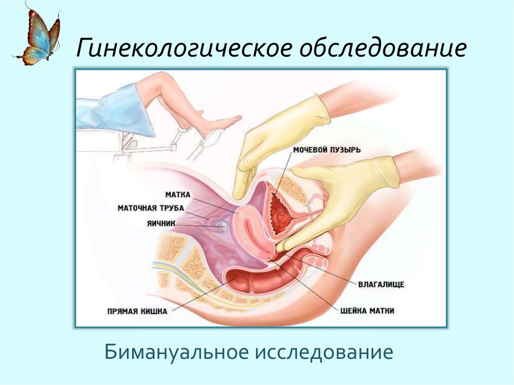 Осмотр в гинекологии женщины с помощью прибора