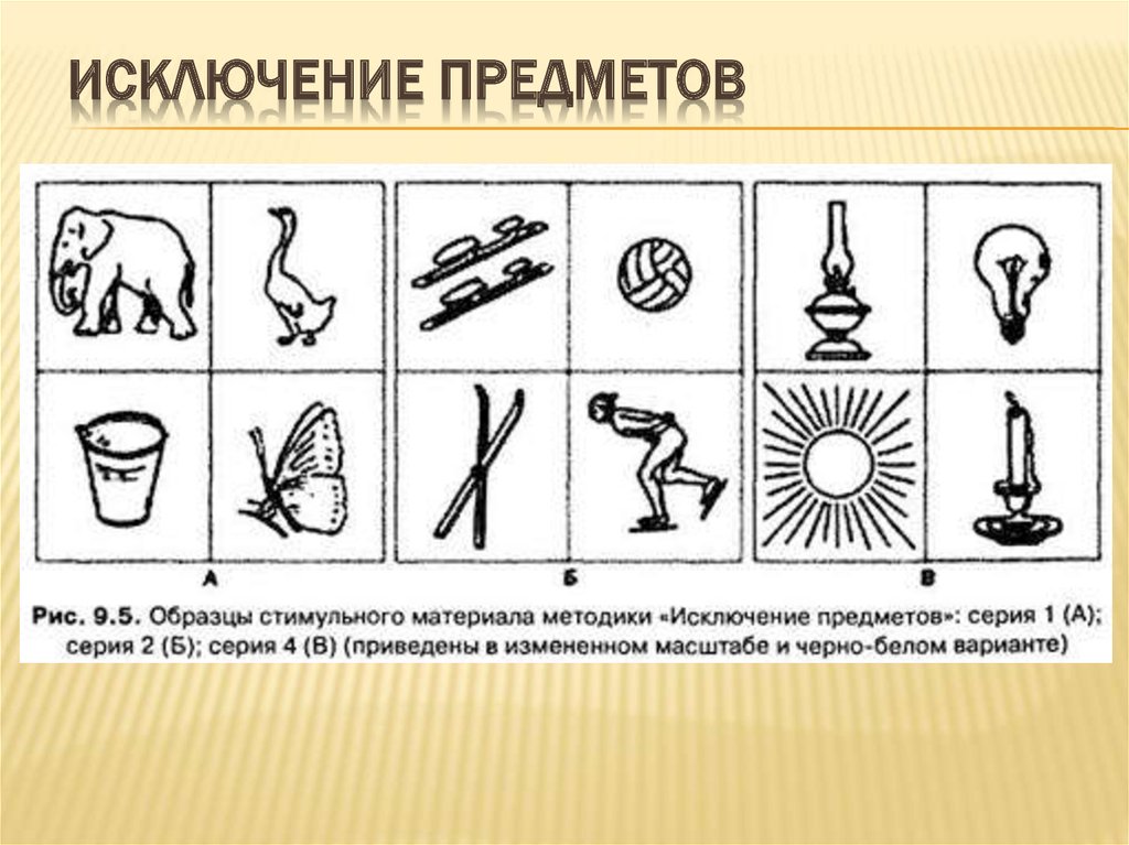 Тест исключение лишнего картинки