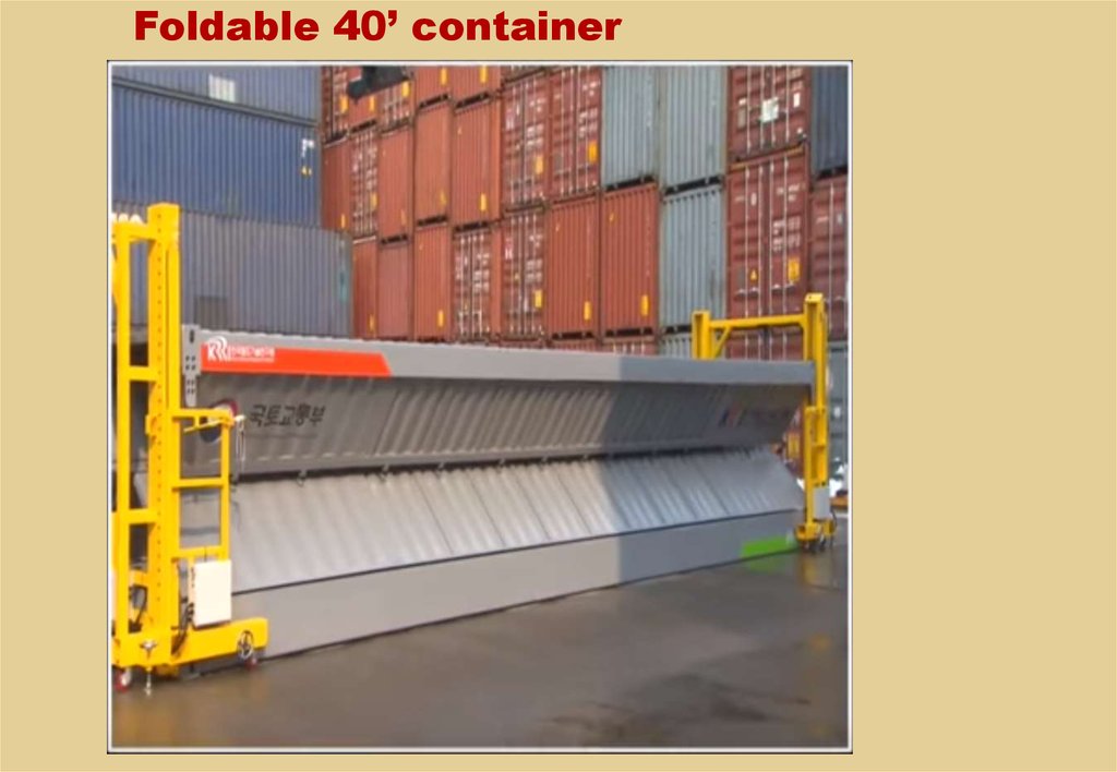 Foldable 40’ container
