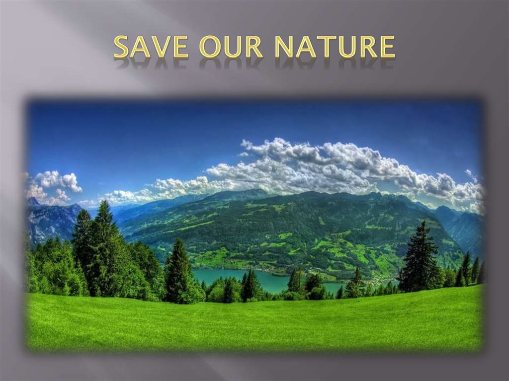 Save Our nature