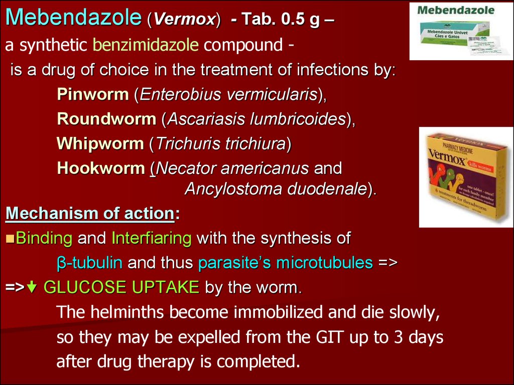 albendazole side effects