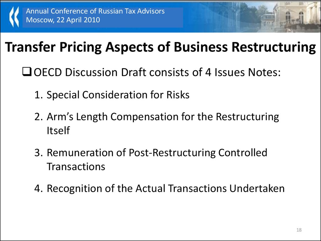 oecd report stock option transfer pricing