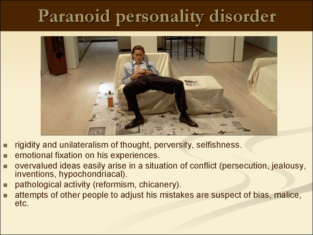 paranoid personality disorder treatment
