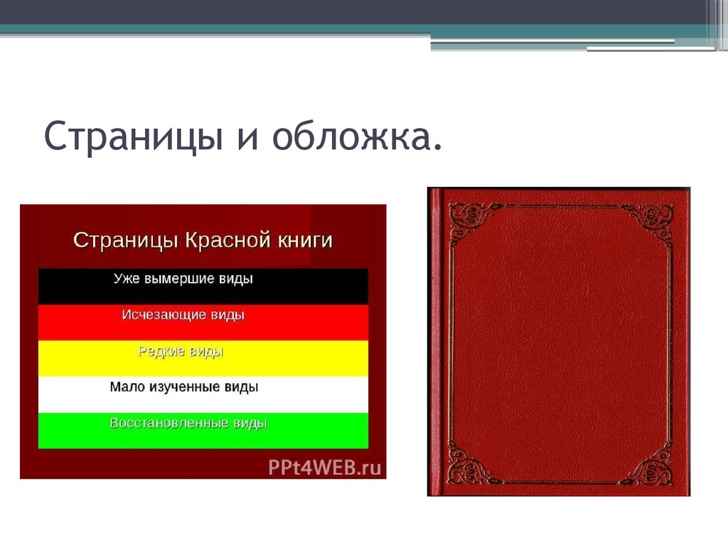 Красная книга презентация для детей