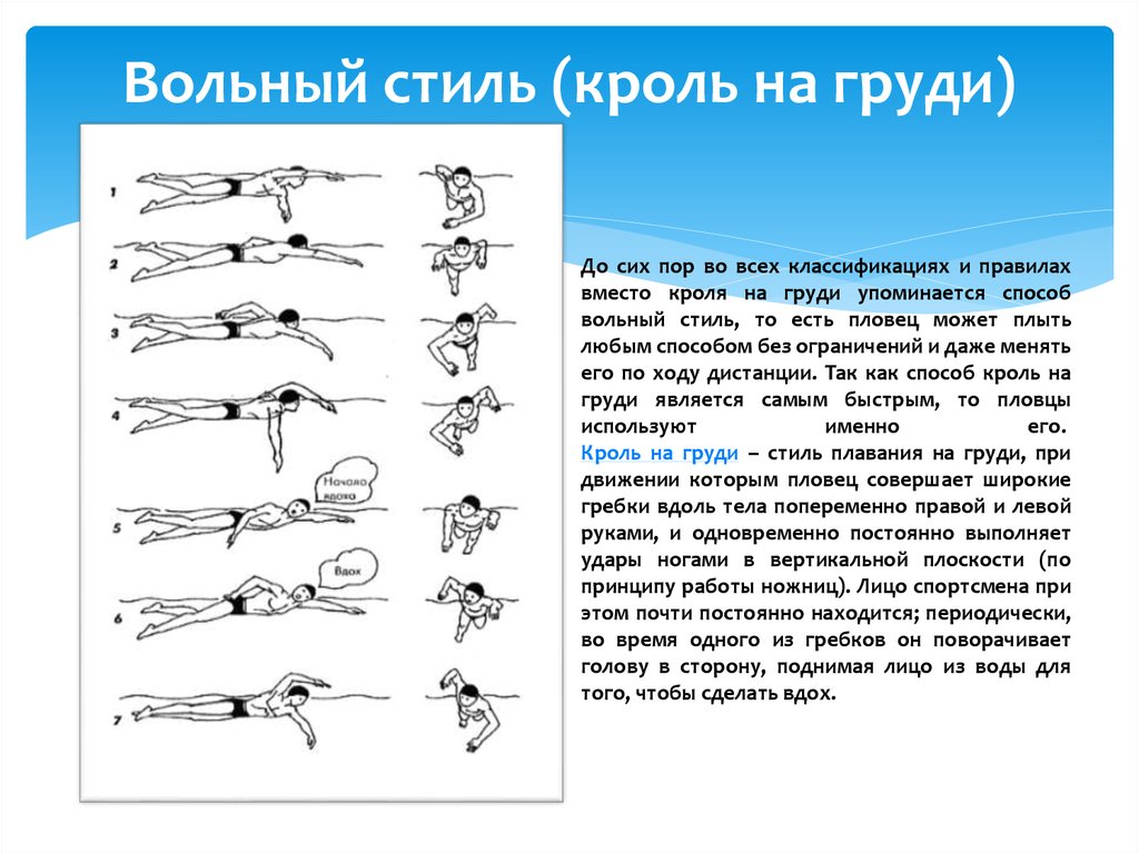 Картинки стиль плавания кроль