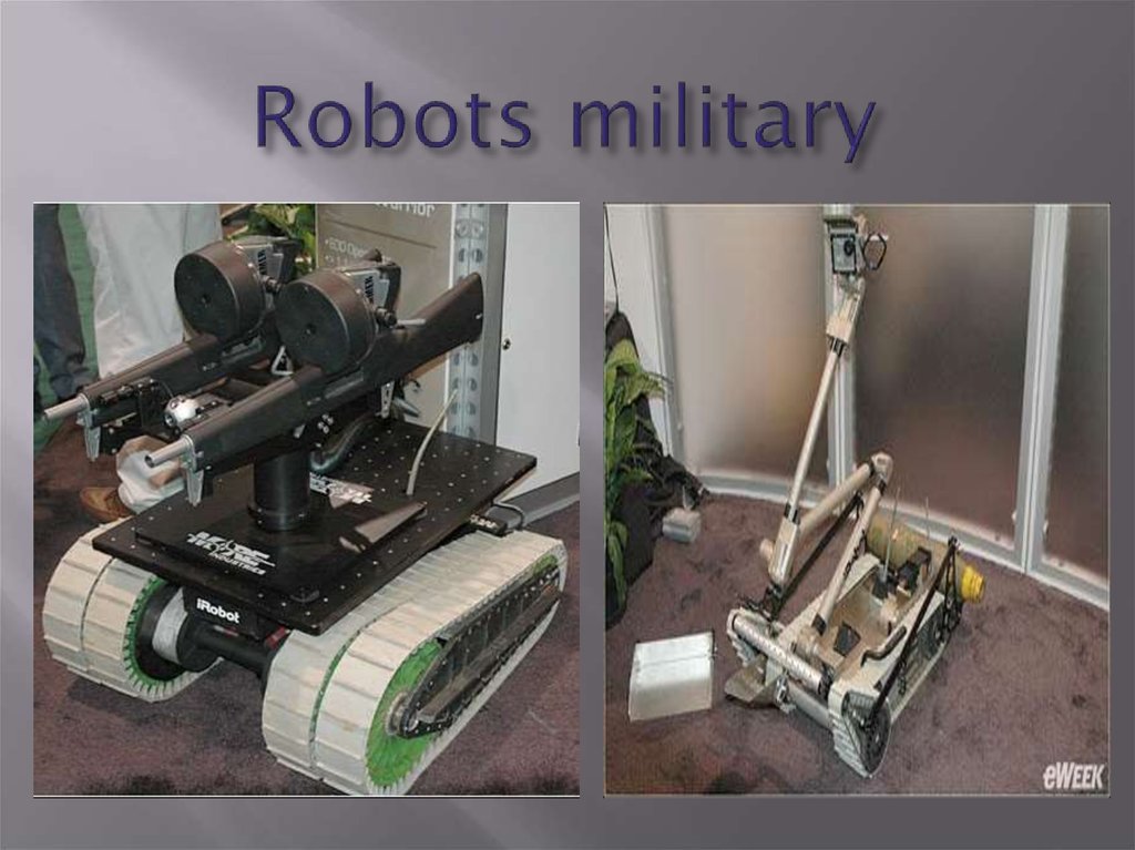 Robots military