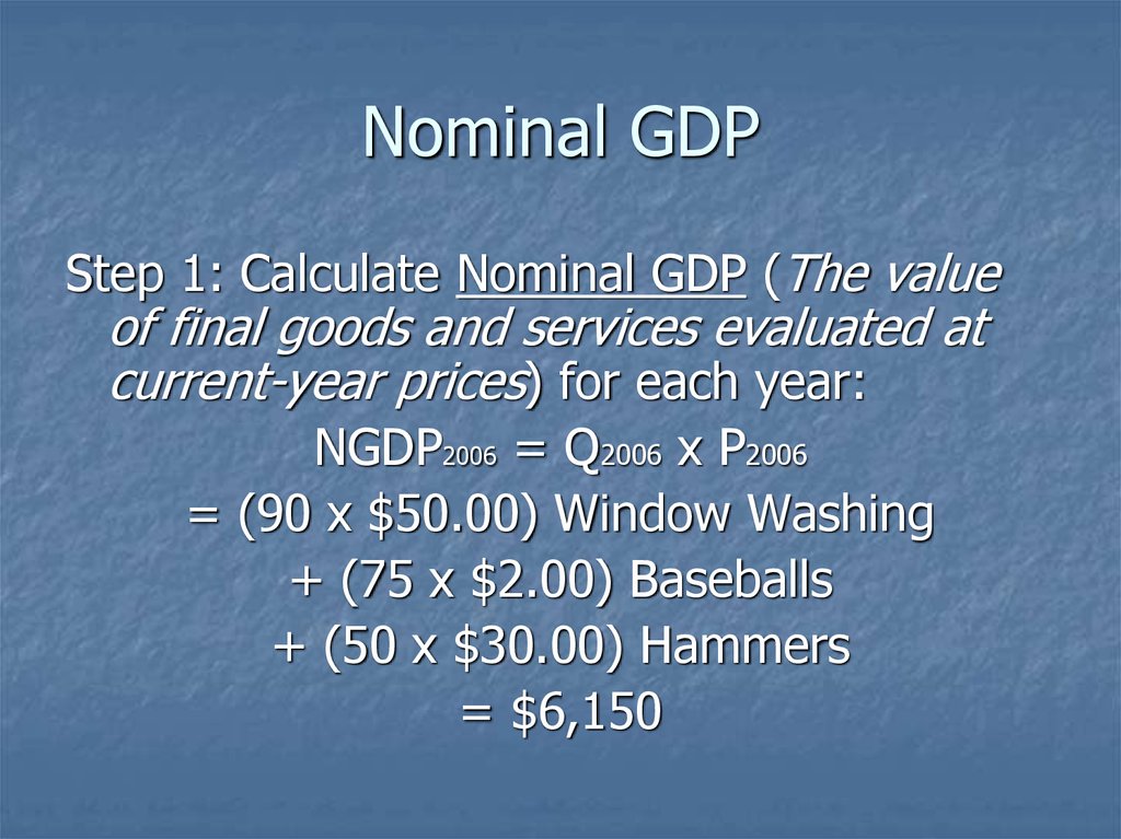 How To Calculate Nominal Gdp Formula Haiper