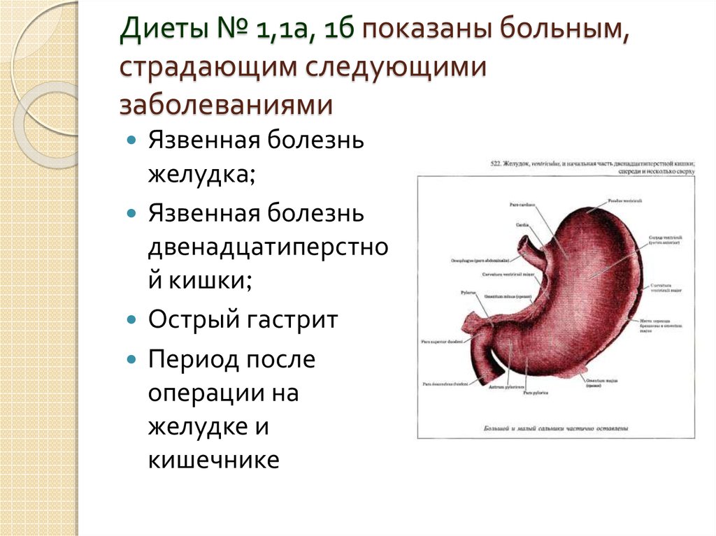 Диета 1 При Язве