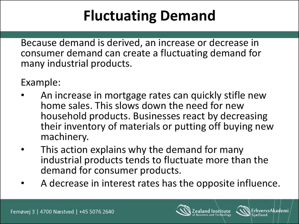 Fluctuating Demand Example