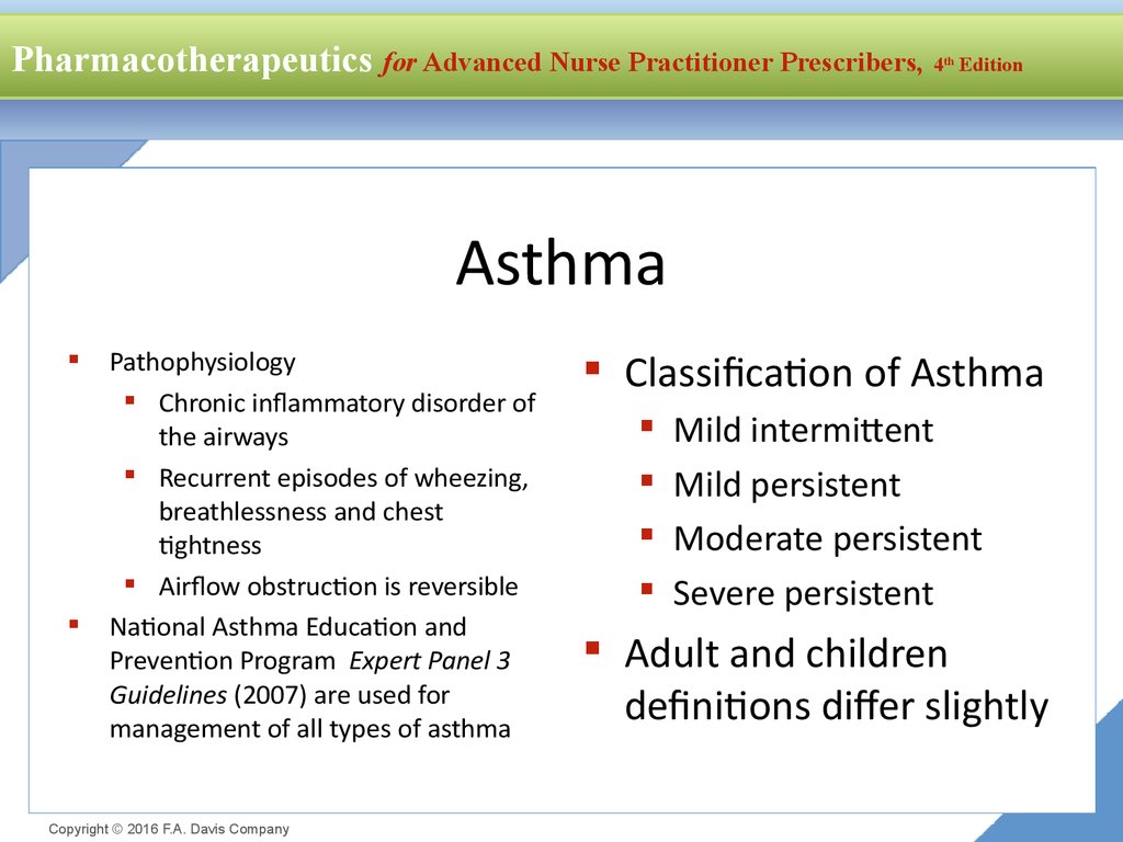 Respiratory agents - online presentation