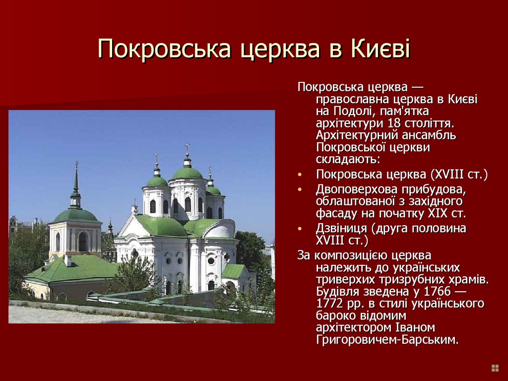 Покровська церква в Києві