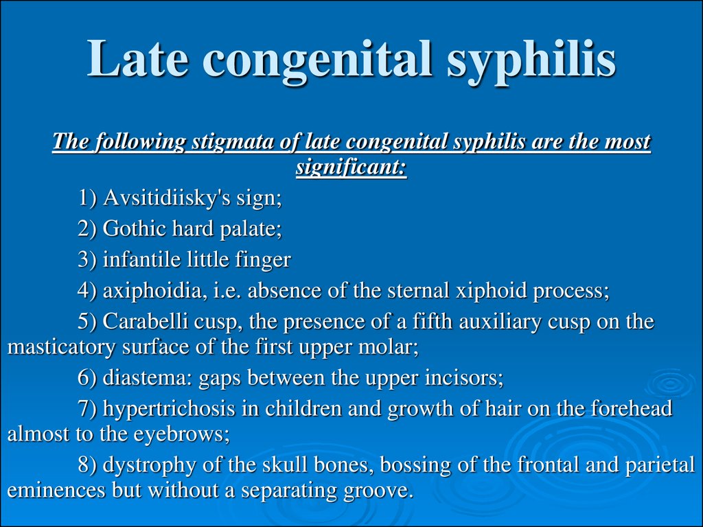 Tertiary, visceral syphilis, neurosyphilis - презентация онлайн