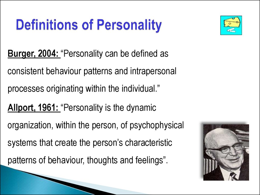 personality theory definition