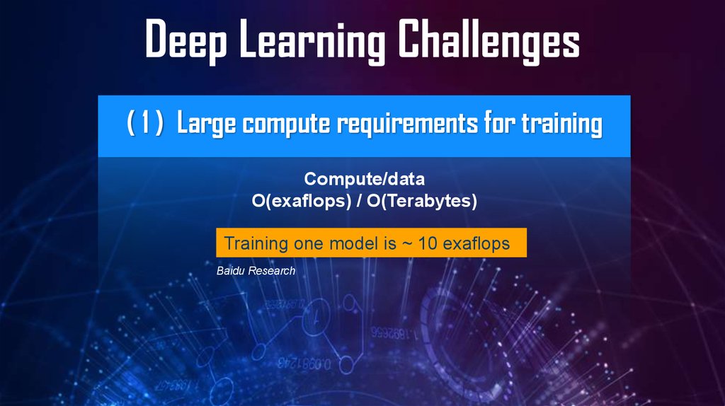 Deep Learning Challenges