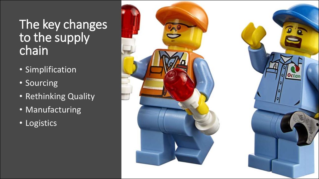 The key changes to the supply chain