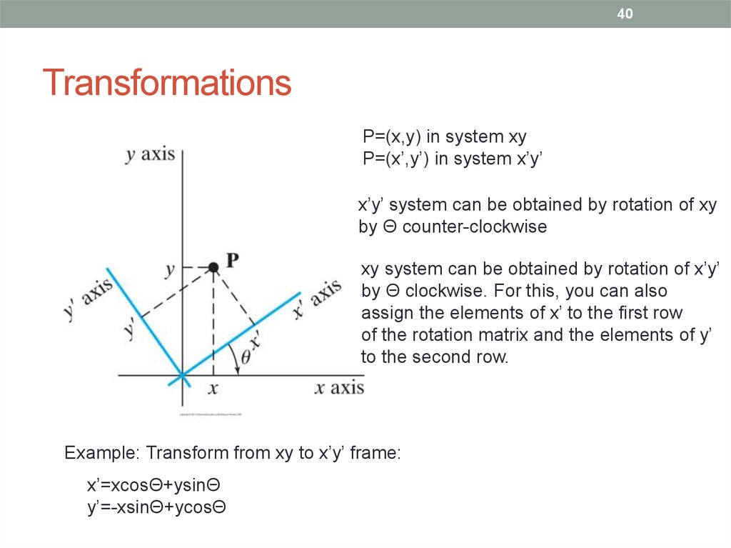 Cmpe 466 Computer Graphics 2d Geometric Transformations Chapter 7