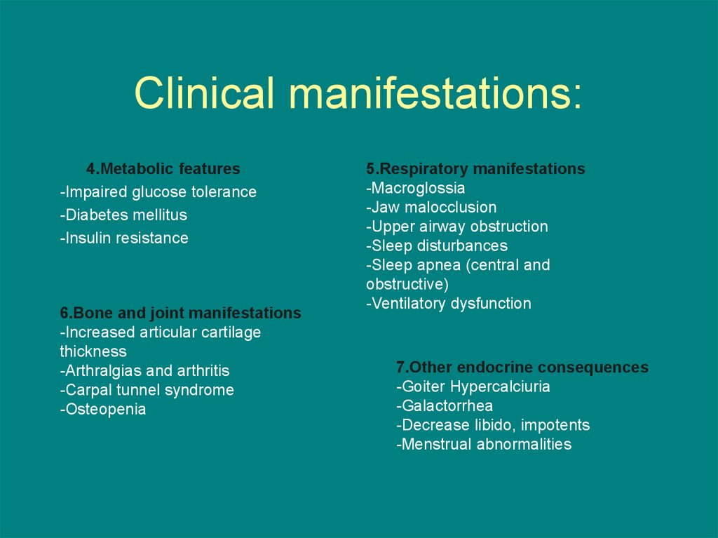 What Is The Clinical Manifestation