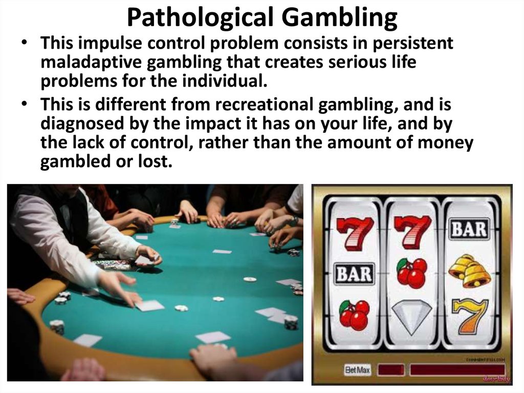 pathological gambling center