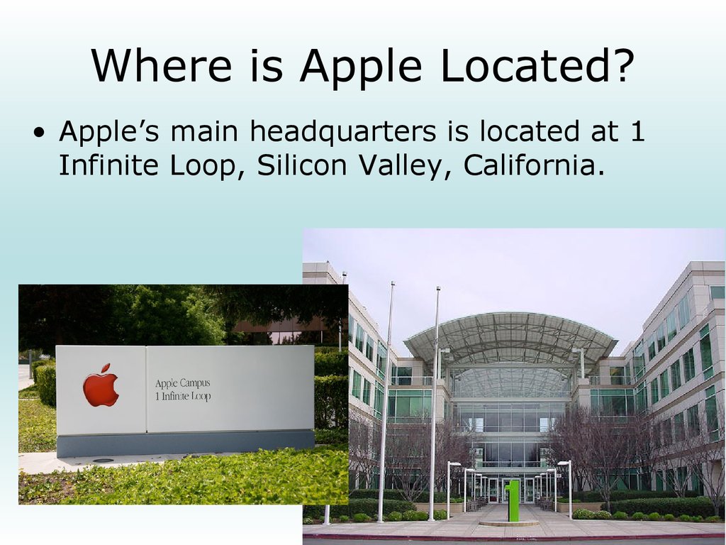 Welcome To Apple 