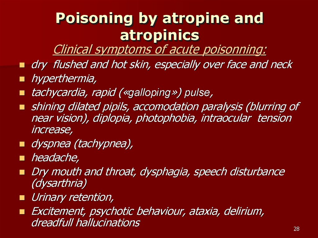 atropine antidote for