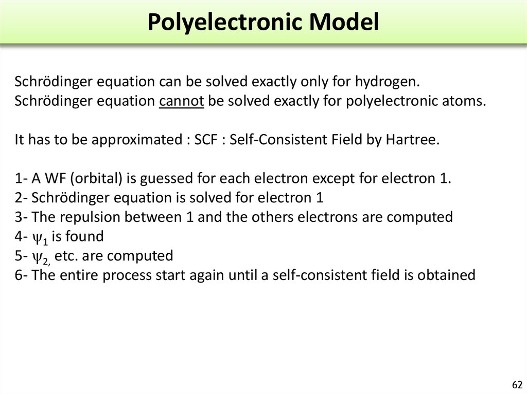 Polyelectronic Model