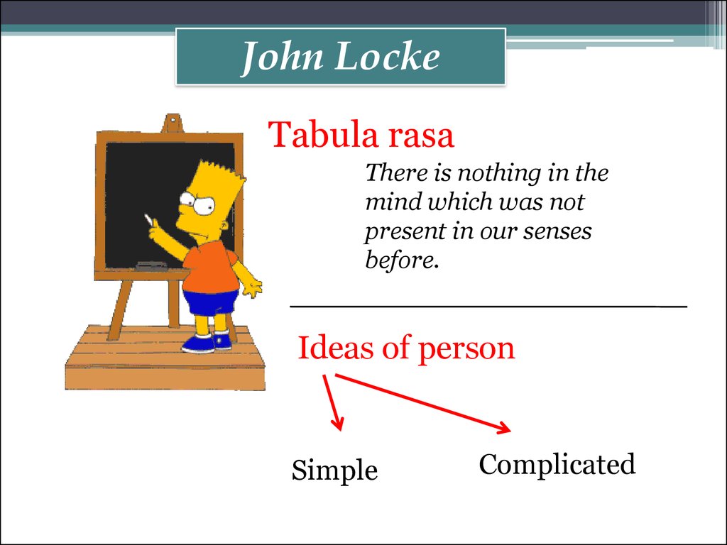 tabula rasa john locke