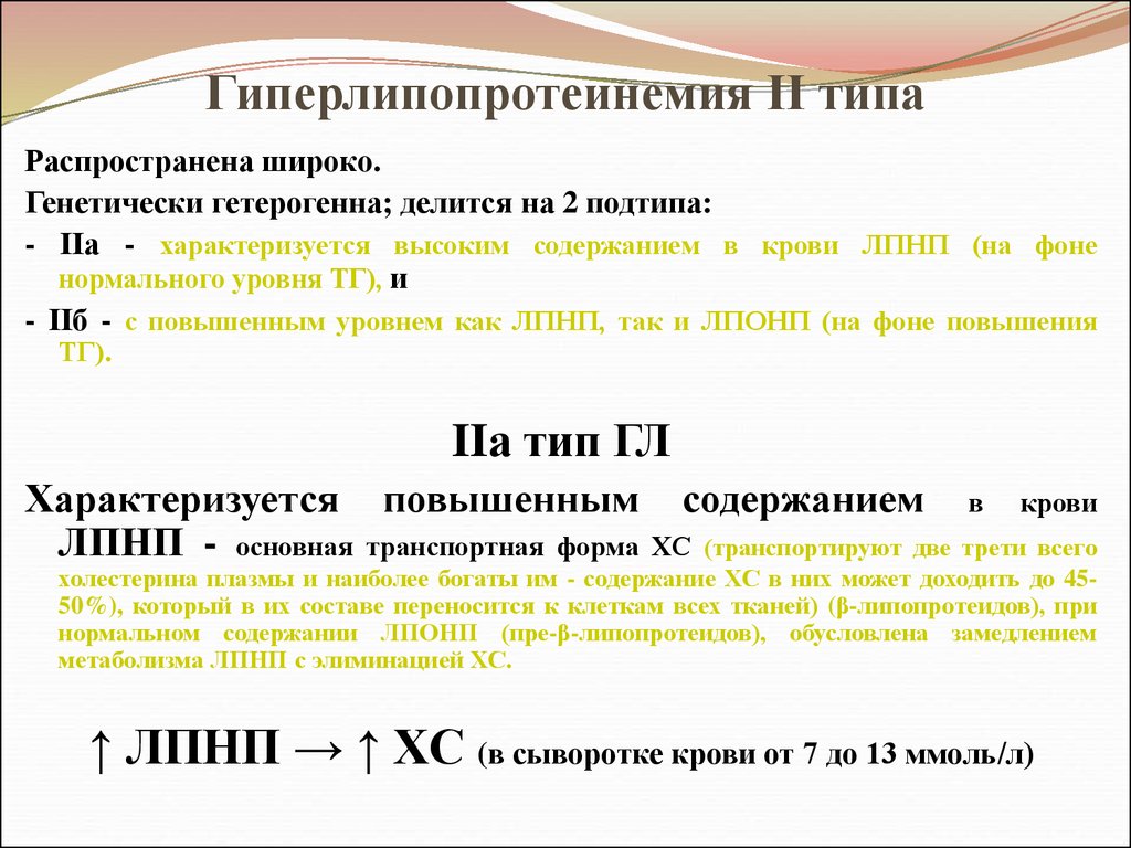 Дислипопротеинемия 2 Типа Диета