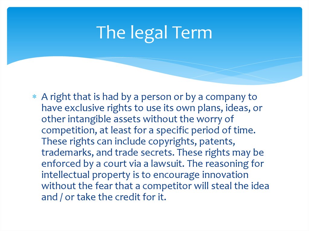 legal notion definition