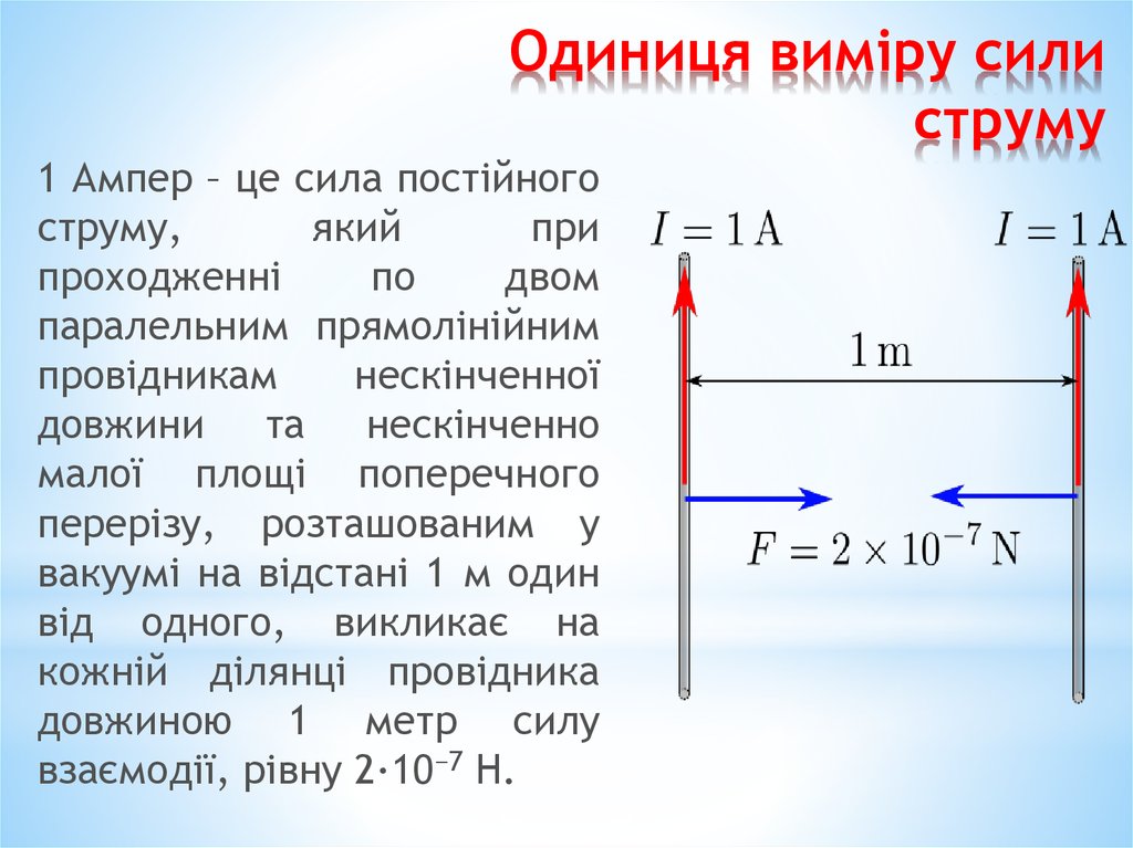 Одиниця виміру сили струму