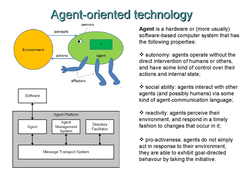Agent-oriented technology