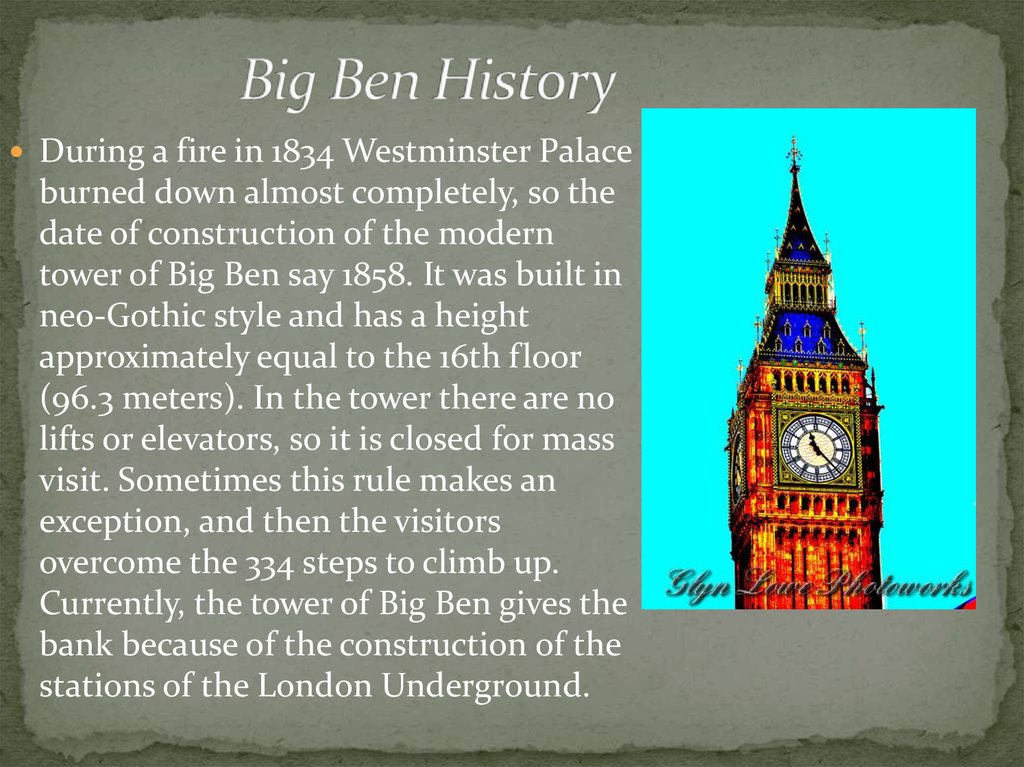 history about big ben