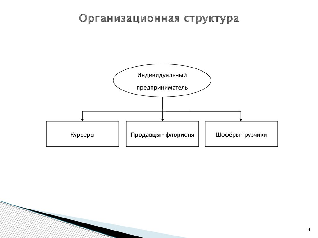 Организационная структура ип схема