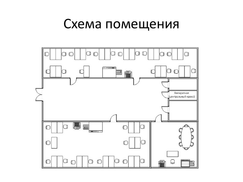 Схема помещения