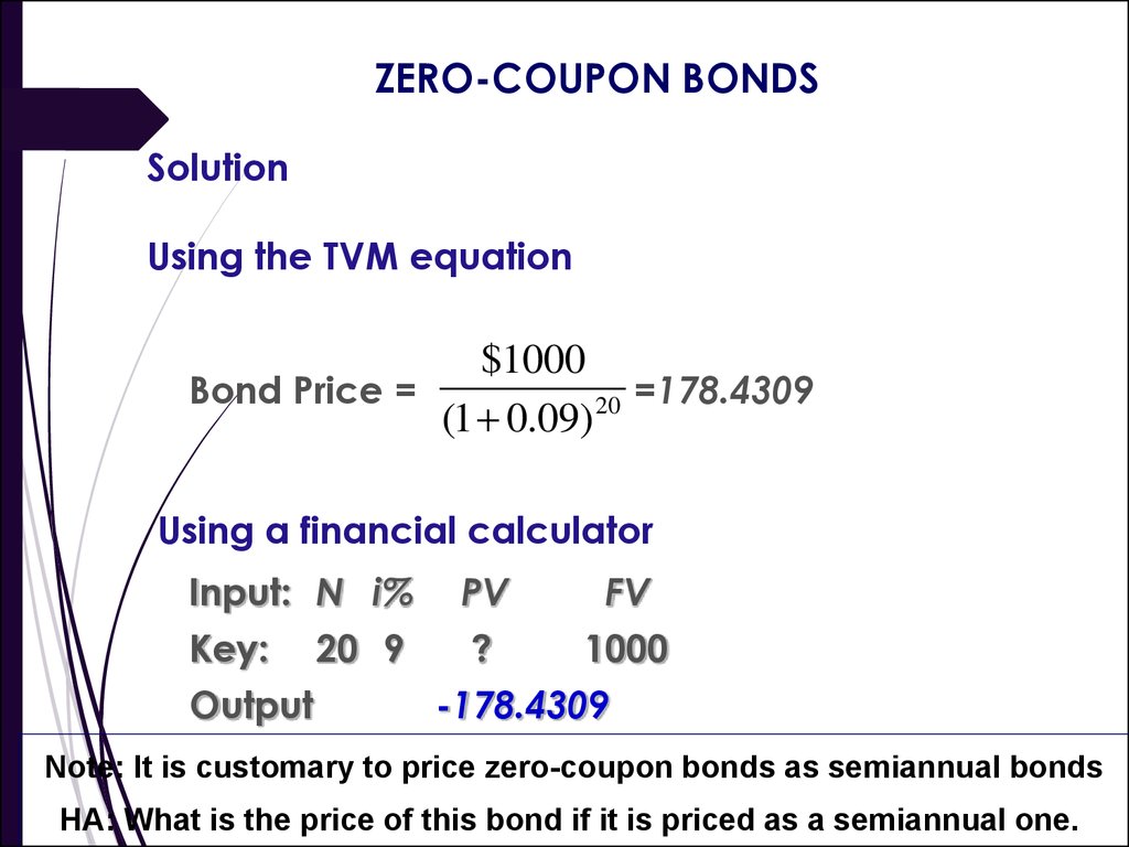 Zero Coupon Interest Calculator