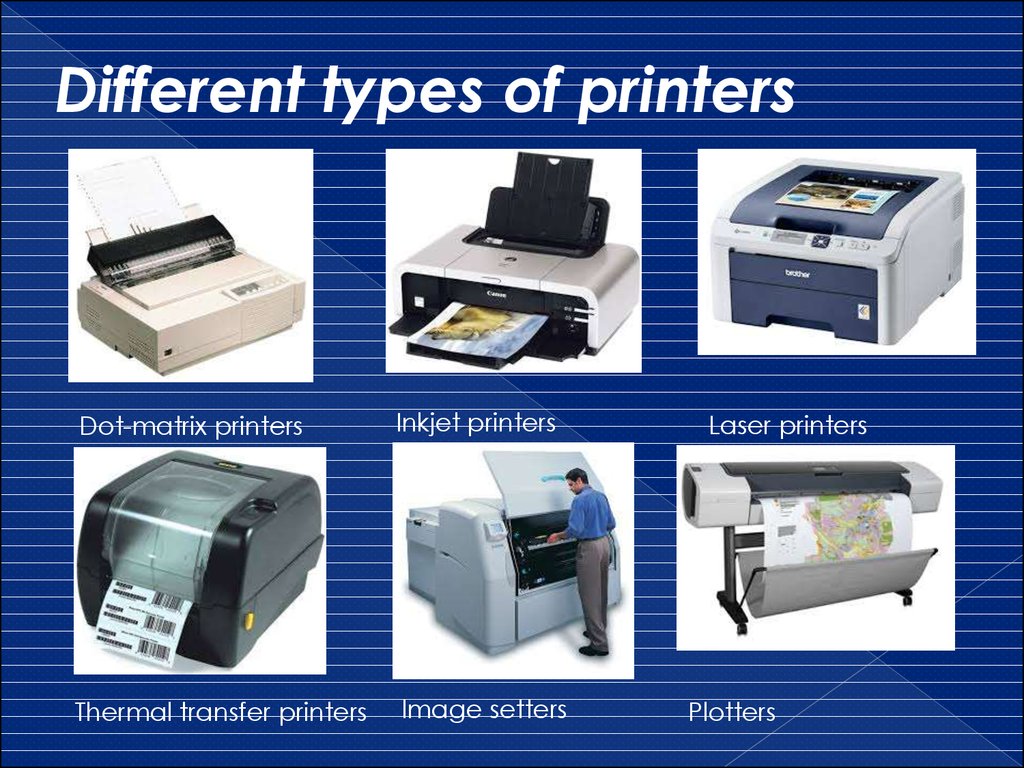 what is printer explain two categories of printer