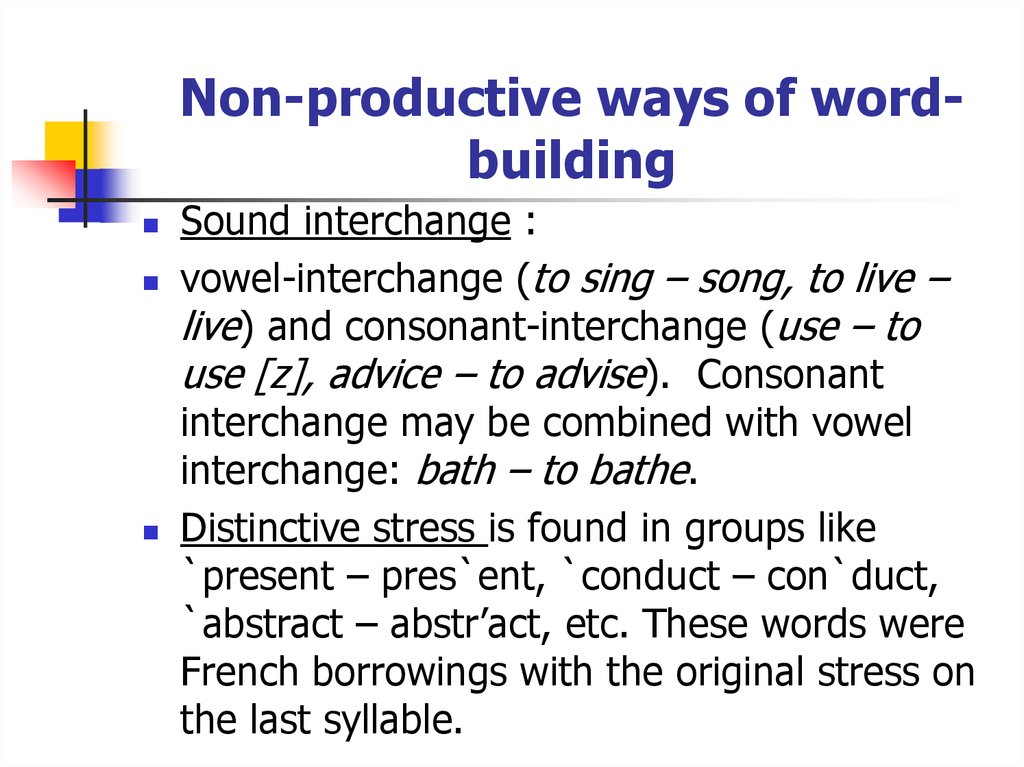 The Morphological Structure Of English Words And Word building In 