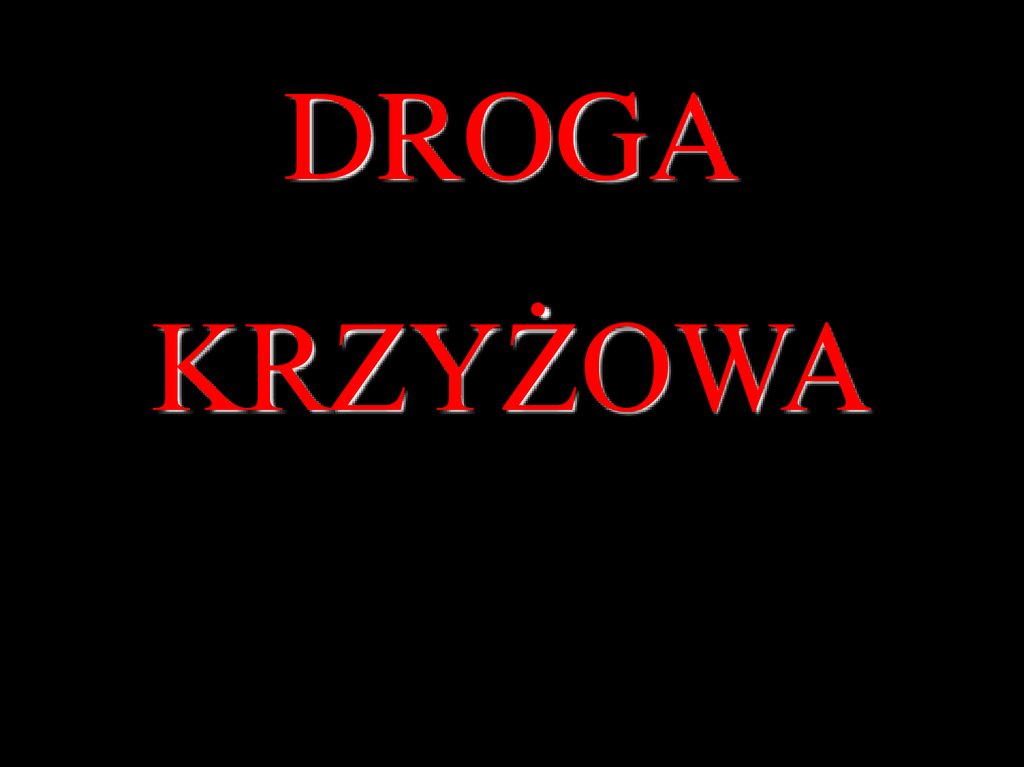 Droga Krzy Owa