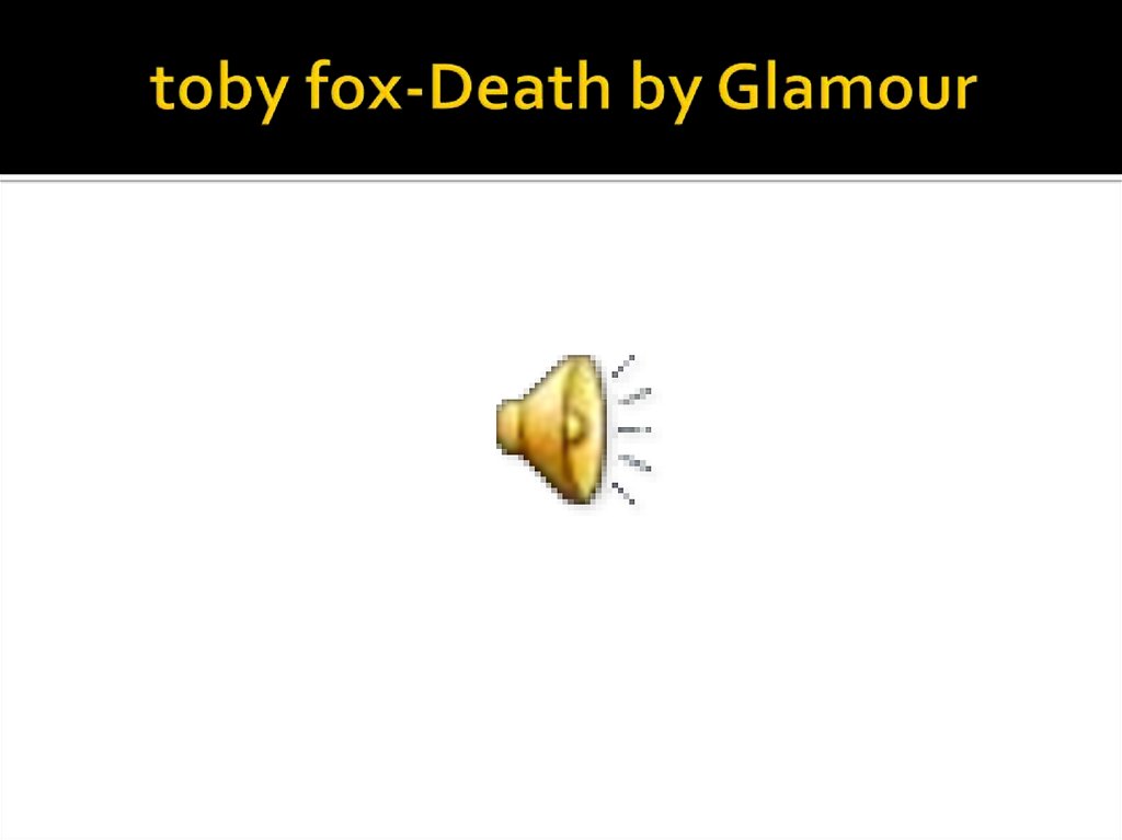toby fox-Death by Glamour