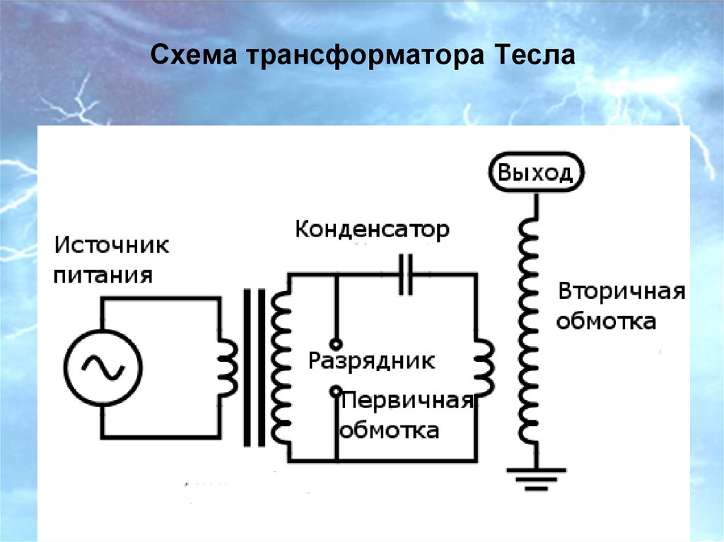 Схемы трансформаторов теслы своими руками 263