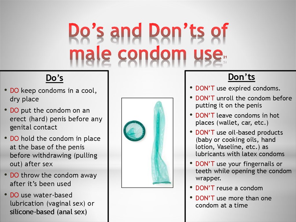 Forget condom impregnate