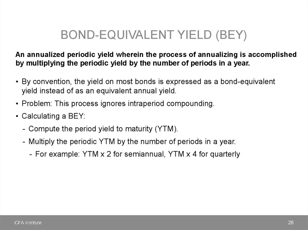 Bond-equivalent yield (BEY)