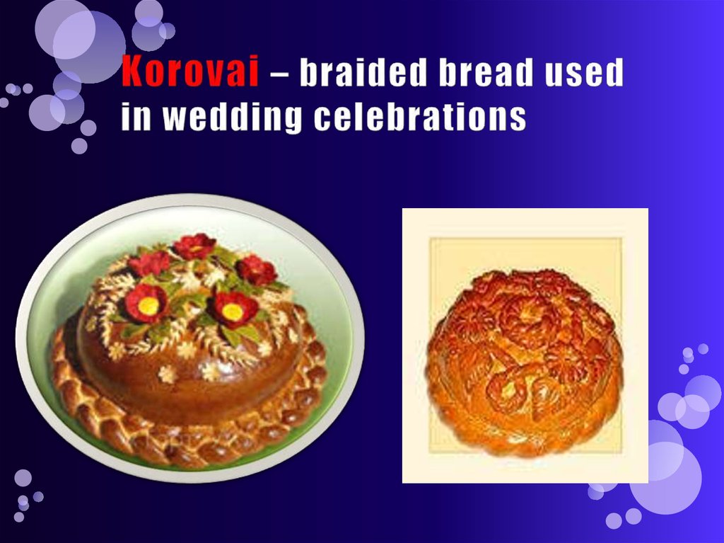 Korovai – braided bread used in wedding celebrations