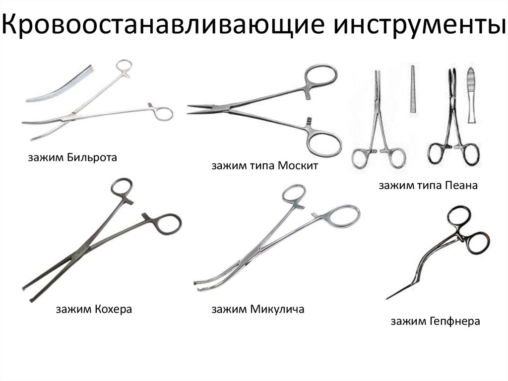 Медицинские инструменты названия в картинках