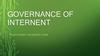 Governance of internent