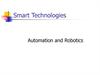 Smart Technologies. Automation and Robotics