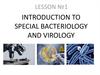 Introduction to special microbiology